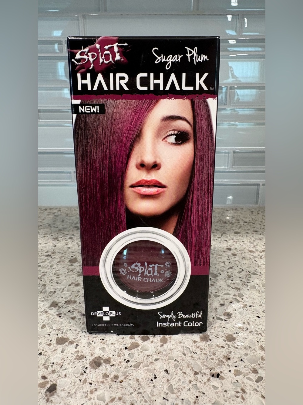 NEW IN BOX - Splat Hair Chalk Instant Color - Sugar Plum